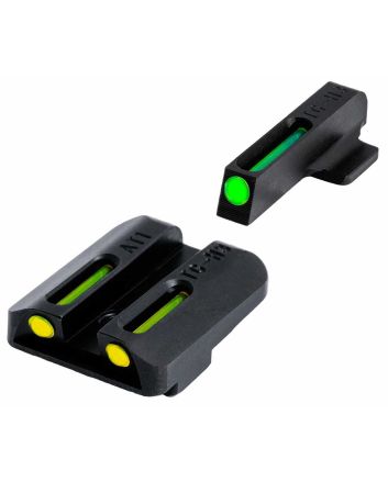TruGlo TGTG131NT1Y TFOGreen/Tritium/Fiber Optic Front Sight-Yellow/Tritium/Fiber Optic Rear Sight 1911 Government