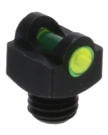 TruGlo TGTG954AG StarBrite Deluxe BeadBlack | Green Fiber Optic Front Sight 6-48" Threads