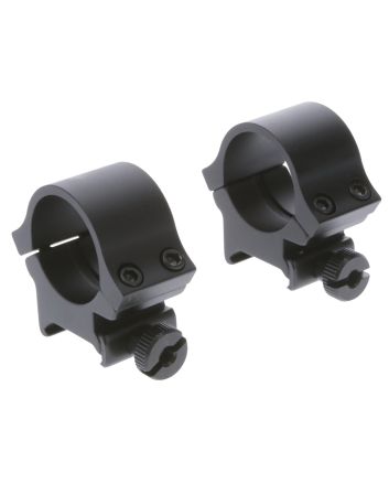 TruGlo TGTG8961B2 Lightweight Scope RingsMatte Black 1" High