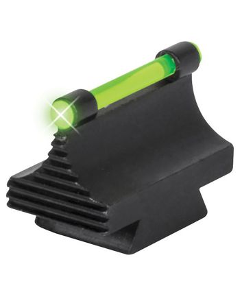 TruGlo TGTG95500RG 3/8" Dovetail Front SightBlack 0.500" Green Ramp for Rifle