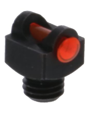 TruGlo TGTG954AR StarBrite Deluxe BeadBlack | Red Fiber Optic Front Sight 6-48" Threads