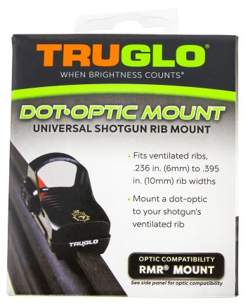 TruGlo TGTG8954U2 Universal Shotgun Rib MountsBlack Trijicon RMR