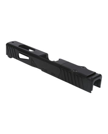Rival Arms RA-RA10P102A Precision Slidewith Front &amp; Rear Serrations QPQ Black 416R Stainless Steel for Sig P365XL