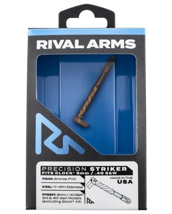 Rival Arms RARA40G001C Precision Striker9mm/40 S&amp;W Glock Gen3-4 Bronze 17-4 Stainless Steel