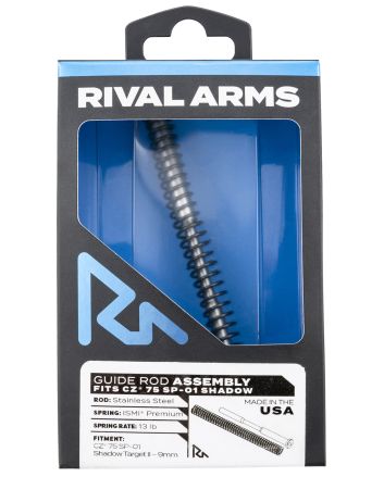 Rival Arms RARA50C201S Guide Rod Assembly Guide Rod Assembly CZ 75 SP-01 Shadow Target II Black Stainless Steel