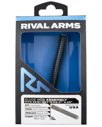 Rival Arms RARA50M201T Guide Rod Assembly Guide Rod Assembly Tungsten for S&amp;W M&amp;P-9 (4.25")