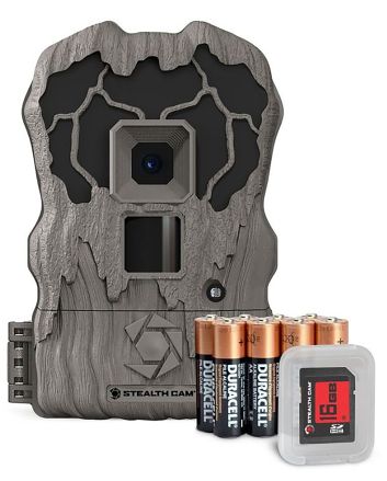 Stealth Cam STCQV18K QV18 Combo Brown 18MP Image Resolution, Low Glow Flash, Up to 32GB SD Card Memory, Features Integrated Python Provision Lock Latch