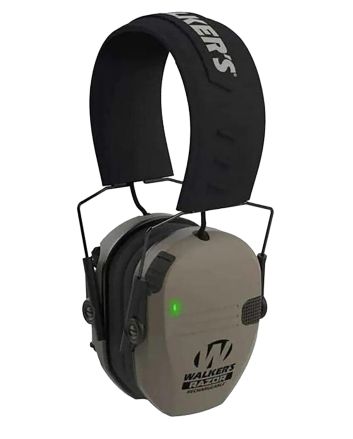Walker's GWPRSEMRCFDE Razor Rechargeable Electronic Muff 21 dB Over the Head Flat Dark Earth/Black Polymer