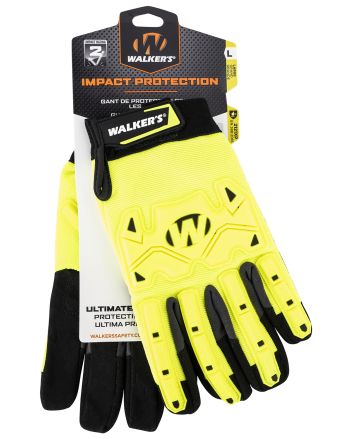 Walker's GWPSFHVFFIL2SM Impact ProtectionYellow/Black Synthetic/Synthetic Leather Small