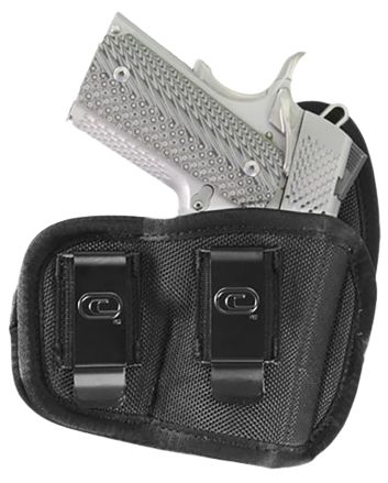Crossfire Shooting Gear CRFCYCLSA1C3R The CycloneIWB/OWB Size 03 Black Foam Laminate Belt Clip Fits Compact 3-3.50" Barrel Right Hand