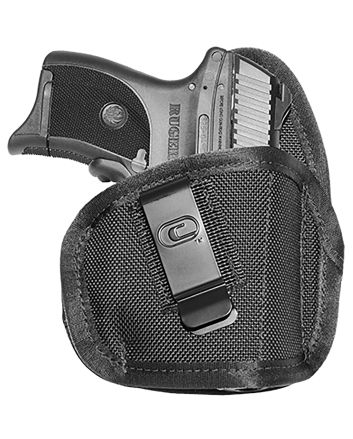Crossfire Shooting Gear CRFTPSTLSRSA1S2R The Tempest Laser IWB Size 02 Black Ballistic Nylon Belt Clip Fits Subcompact 2-2.50" Barrel Right Hand