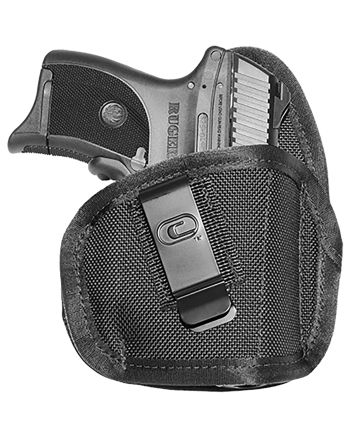 Crossfire Shooting Gear CRFTPSTLSRSA1C3R The Tempest Laser IWB Size 03 Black Ballistic Nylon Belt Clip Fits Compact 3-3.50" Barrel Right Hand