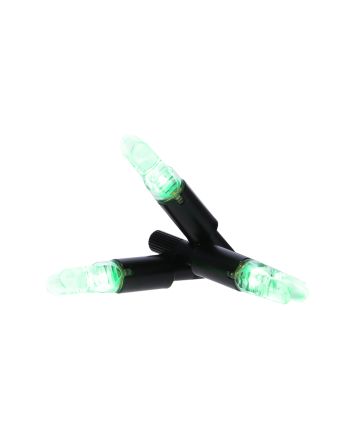 NAP NAPILLNXGR3PK Thunderglo Illuminated Nock Crossbow Green Half Moon/ 3 Pack