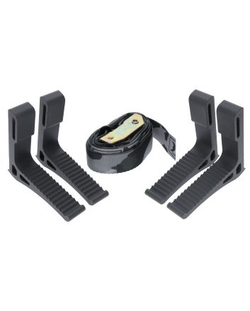 Hawk HWKSTP4PK Monkey Bar Steps Black Aluminum 4 Pack