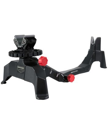 Birchwood Casey CSR Foxtrot Shooting Rest Black Non-Marring Material/Red Accents, Adjustable Elevation, Removeable Center Section for Pistols &amp; Rifles