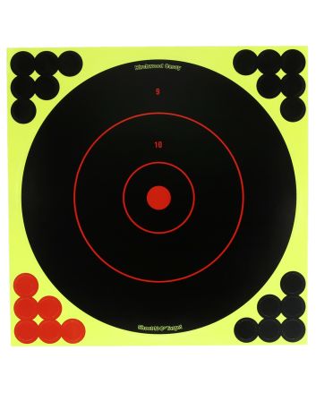 Birchwood Casey TDSNC812PK Target DispenserAdhesive Paper 8" Bullseye Includes Pasters 12 PK