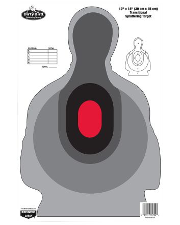 Birchwood Casey 35727 Dirty BirdSilhouette Tagboard Target 12" x 18" 8 Per Pkg