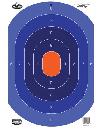Birchwood Casey 35763 Dirty BirdSilhouette Tagboard Target 16.50" x 24" 3 Per Pkg