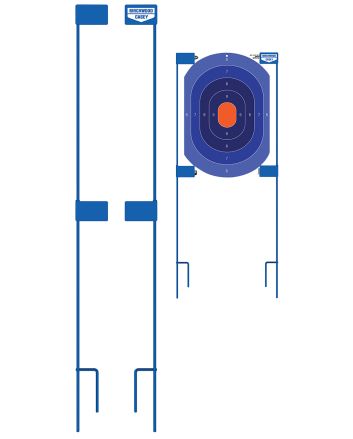 Birchwood Casey 49013 Adjustable Target Stakes36" Stand Blue Steel Target 36" 2