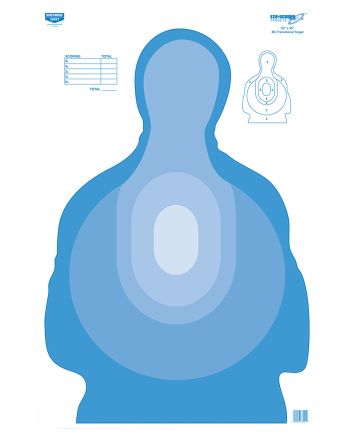 Birchwood Casey 37024 EZE-ScorerSilhouette Paper Target 23" x 35" 100 Per Pkg