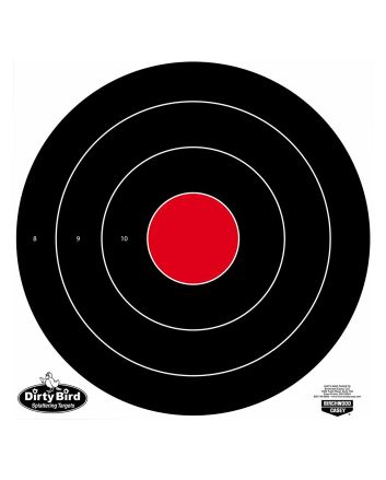 Birchwood Casey 35181 Dirty BirdBullseye Tagboard Target 17.25" 100 Per Pkg