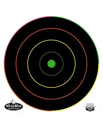 Birchwood Casey 35870 Dirty BirdBullseye Tagboard Target 12" 100 Per Pkg