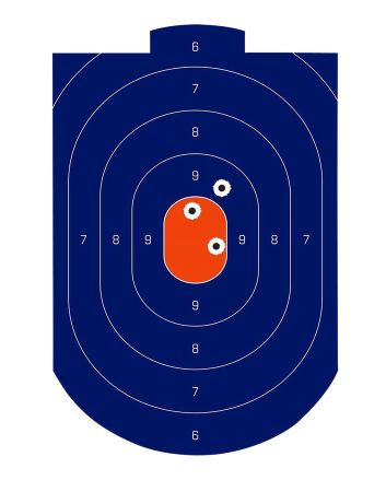 Birchwood Casey 35714 Dirty Bird Silhouette Target Silhouette Tagboard Target 12" x 18" 100 Per Pkg