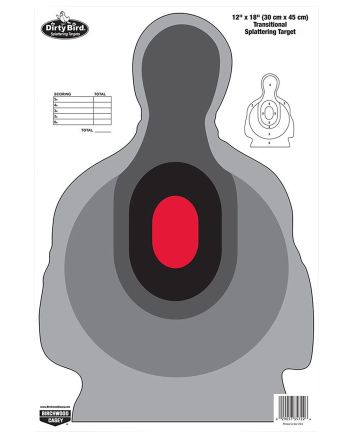 Birchwood Casey 35722 Dirty BirdSilhouette Tagboard Target 12" x 18" 100 Per Pkg