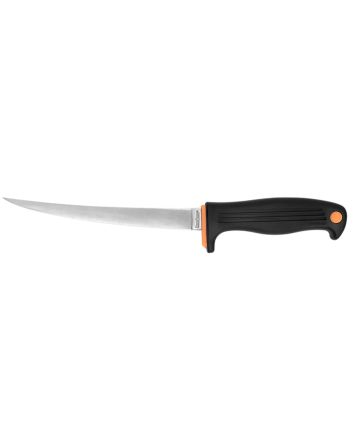 Kershaw 1257X Clearwater7" Fixed Fillet Plain Satin 420J2 SS Blade Black Co-polymer Handle Includes Sheath