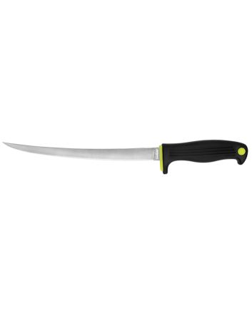 Kershaw 1259X Clearwater9" Fixed Fillet Plain Satin 420J2 SS Blade Black Co-polymer Handle Includes Sheath