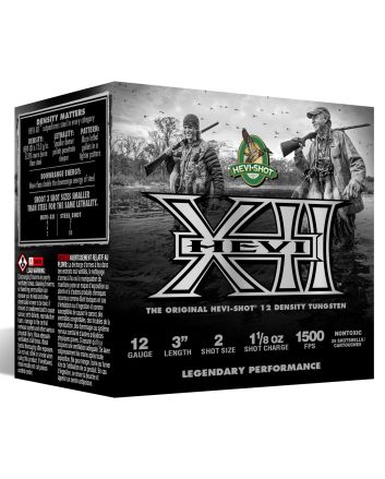 HEVI-Shot HS51302 HEVI-XII12Gauge 3" 1 1/8oz Tungsten 2Shot 25 Per Box/10 Case