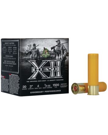 HEVI-Shot HS52204 HEVI-XII20Gauge 3" 7/8oz Tungsten 4Shot 25 Per Box/10 Case