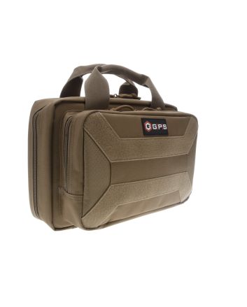 GPS Bags PC15FDE Pistol CaseFlat Dark Earth 600D Polyester Holds 1 Handgun
