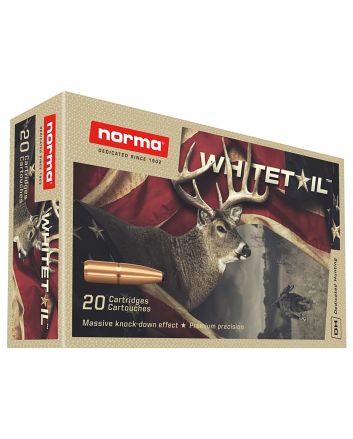 Norma Ammunition 20177382 Dedicated Hunting Whitetail 308Win 150gr Pointed Soft Point 20 Per Box/10 Case