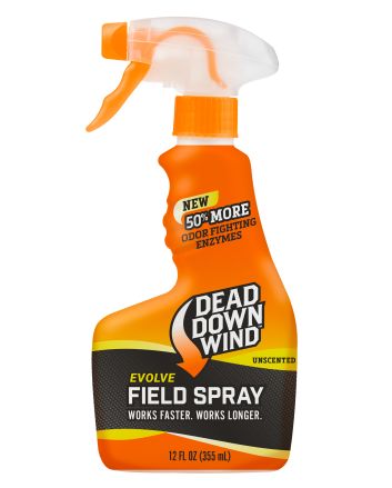 Dead Down Wind 131218 Evolve Field SprayOdor Eliminator Unscented Scent 12 oz Trigger Spray