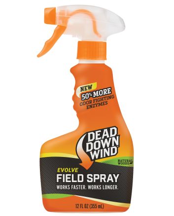 Dead Down Wind 1391218 Evolve Field SprayCover Scent Natural Woods Scent 12 oz Trigger Spray
