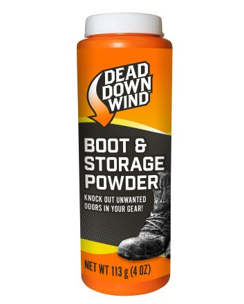 Dead Down Wind 1215N Boot PowderOdor Eliminator Unscented Scent Cornstarch/Talc 4 oz