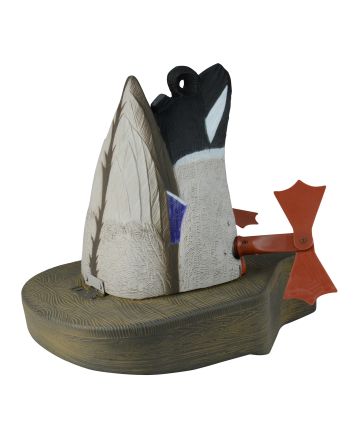 HIGDON DECOYS 53012 XS Crazy Kicker Mallard Drake Black/Gray Rechargeable 12V Li-ion Mallard Drake w/Timer