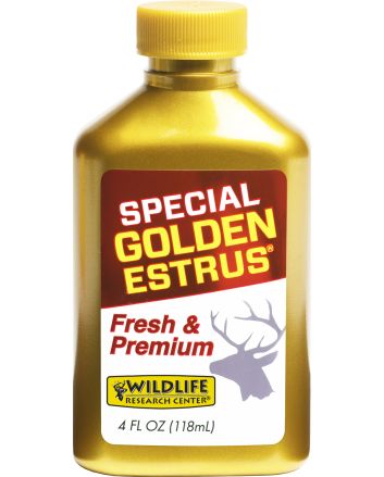 Wildlife Research 4054 Special Golden Estrus Buck Lure Deer Attractant Doe In Estrus Scent 4 oz Bottle