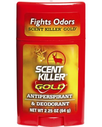 Wildlife Research 1247 Scent Killer Gold Antiperspirant &amp; Deodorant Odor Eliminator Odorless Scent 2.25 oz Stick