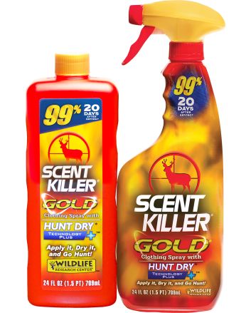 Wildlife Research 1259 Scent Killer Gold Combo Odorless Scent 24 oz Trigger Spray