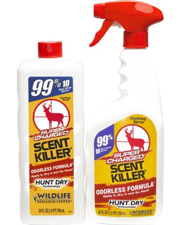 Wildlife Research 559 Super Charged Scent Killer Combo Odor Eliminator, Odorless Scent 24 oz Trigger Spray