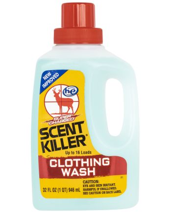 Wildlife Research 54633 Super Charged Clothing Wash Odor Eliminator Odorless Scent 32oz Bottle