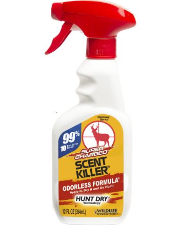 Wildlife Research 1552 Scent Killer Super Charged Odor Eliminator Odorless Scent 12 oz Trigger Spray