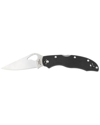Spyderco BY01GP2 Byrd Harrier 2 3.39" Folding Clip Point Plain 8Cr13MoV SS Blade BlackTextured G10 Handle Includes Pocket Clip