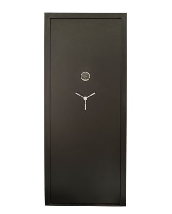 SnapSafe 75416 Vault DoorIn-Swing Black 12 Gauge Steel 32.80"W x 81"H Access Code/Key Entry
