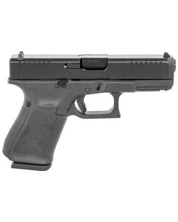 Glock UA195S203 G19 Gen5 Compact 9mm Luger4.02" Glock Marksman Barrel 15+1, Black Frame &amp; nDLC Slide, Modular Backstrap, Ambidextrous Mag. Catch &amp; Slide Stop, Safe Action Trigger (US Made)