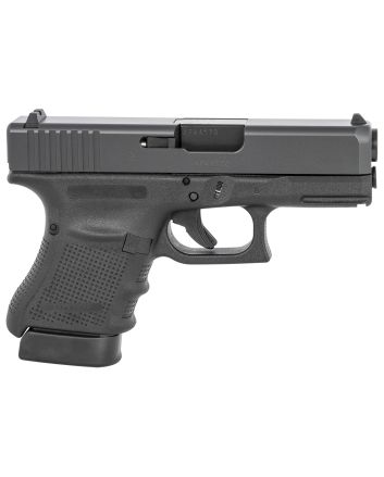 Glock UG3050201 G30 Gen4 Subcompact 45 ACP3.78" Barrel 10+1, Black Frame &amp; Slide, Finger Grooved Rough Texture Grip, Modular Backstrap, Safe Action Trigger (US Made)