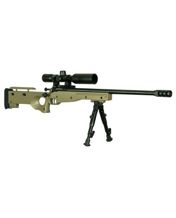Crickett KSA2157 Precision Complete Package 22 Mag 1rd 16.12" Blued Flat Dark Earth Fixed Thumbhole Stock Right Hand (Youth)
