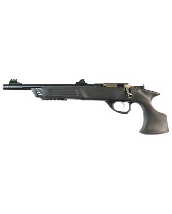 Crickett KSA793 Adult Pistol22 WMR 1rd Blued Barrel 10.50" Blued Steel Threaded Barrel,Black Synthetic Grips